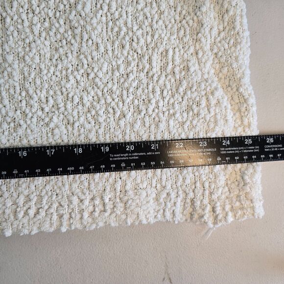 Studio B Bobeau Open Front Cardigan Women's 1X Ivory Popcorn V-Neck Long Sleeve - Picture 11 of 16